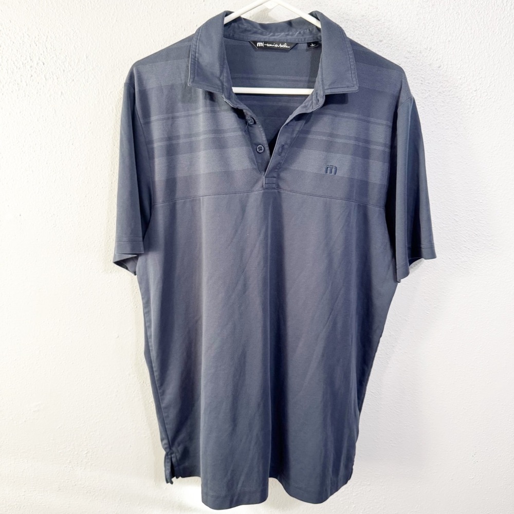 Travis Mathew navy Polo Shirt large